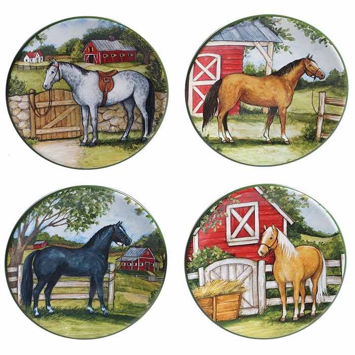 Summer Small Plates Set Of 4 6 Inch