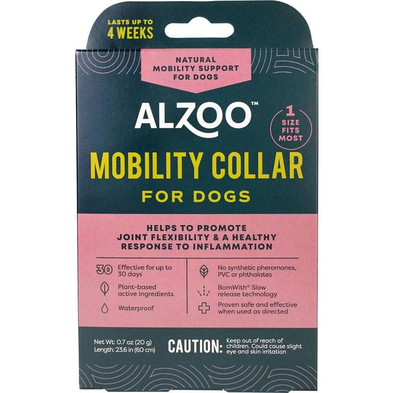 Alzoo Plant Based Mobility Dog Collar 23.6Inl