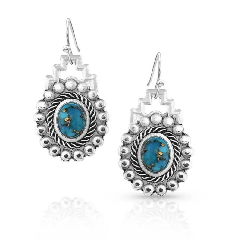 Montana Silversmiths Blue Spring Turq Earrings