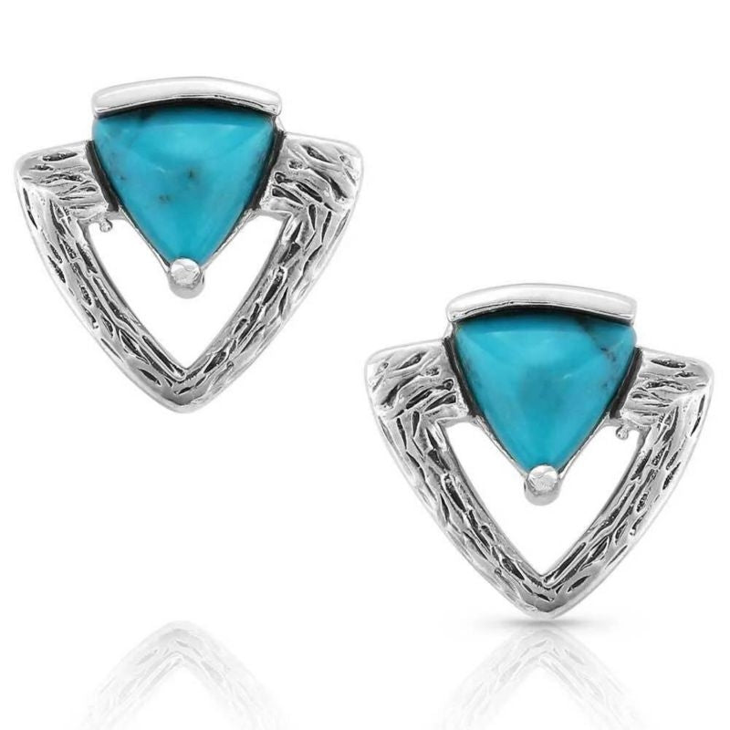 Montana Silversmiths Solace Mountain Turq Earrings