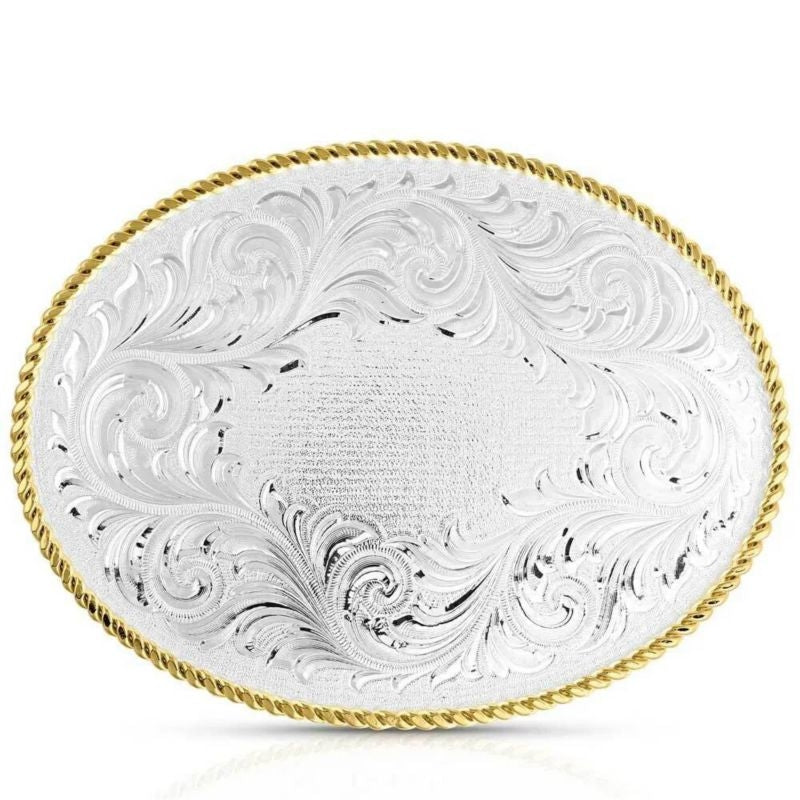Montana Silversmiths Western Custom Oval Buckle