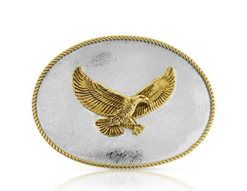 Montana Silversmiths Rippling Waters Eagle Buckle
