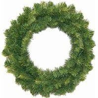 Mountain King Jackson Artificial Wreath Green 24In