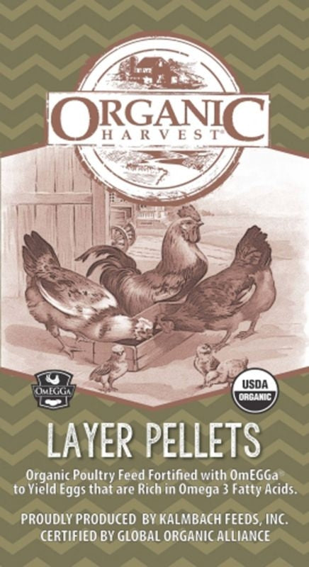 Kalmbach Feeds Organic Hrvst Omegga Pellet 40 Lb