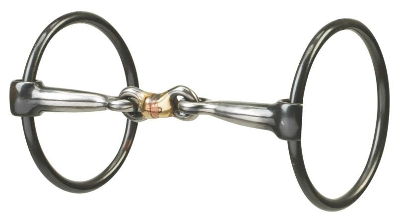 Weaver Ring Snaffle Bit Sweet Iron Dogbone Mouth 5