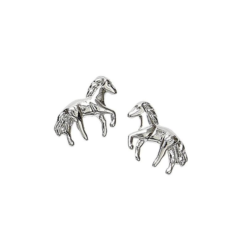 Awst Intftl Silver Mini Horse Earrings 1/4Inh