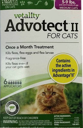 Vetality Advotect Ii Flea And Tick For Cats