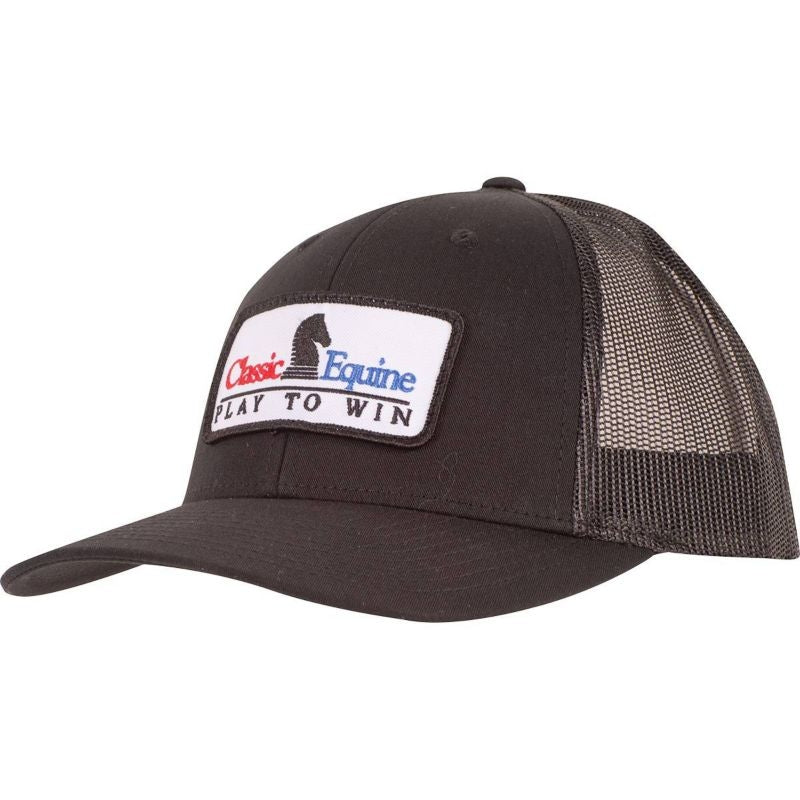 Classic Equine Snapback Ball Cap With Patch