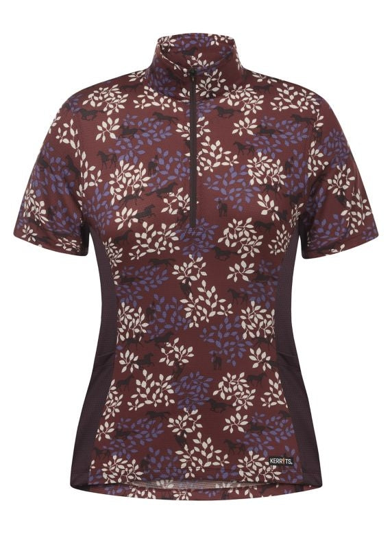 Kerrits Breeze Ice Fil SS Top Print