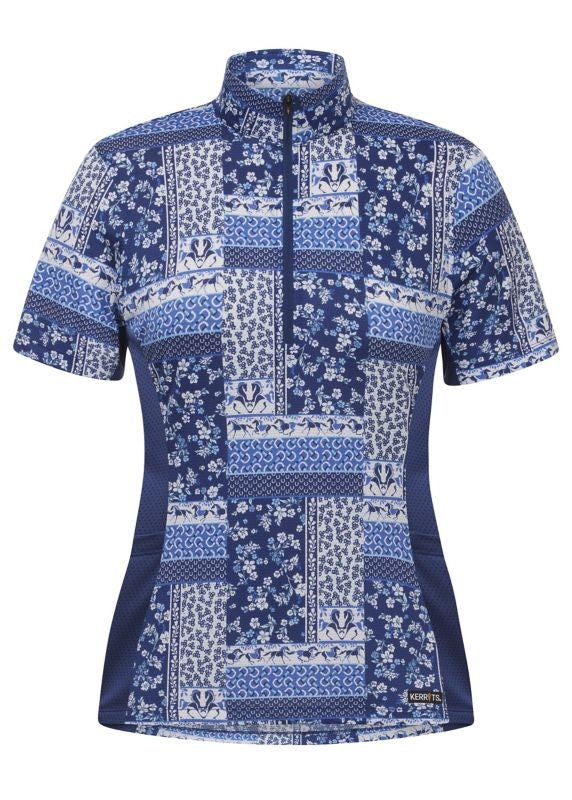 Kerrits Breeze Ice Fil SS Top Print