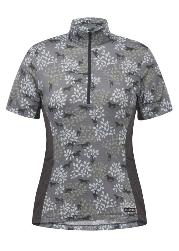 Kerrits Breeze Ice Fil SS Top Print
