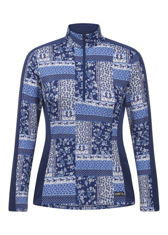 Kerrits Breeze Ice Fil LS Top Print