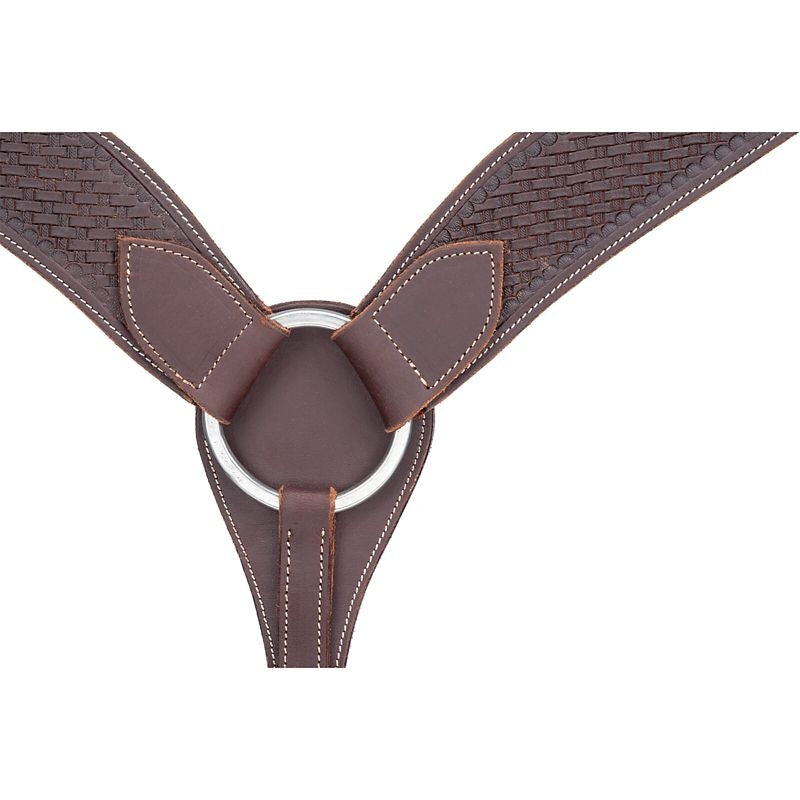 Royal King HLeather Basket Tooled Breastcollar