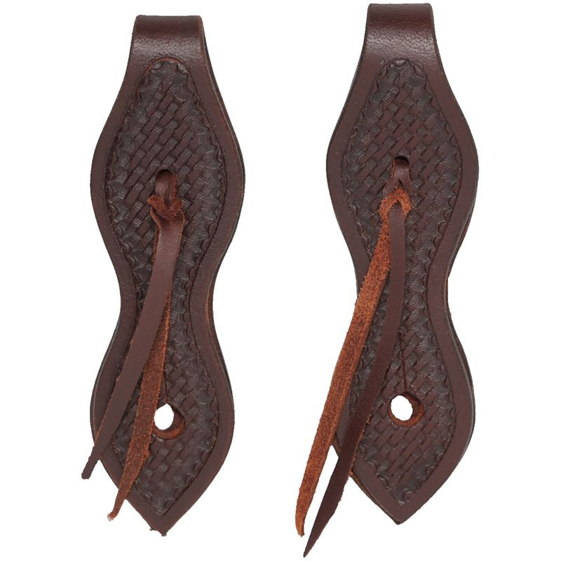 Royal King HLeather Basketweave Slobber Straps