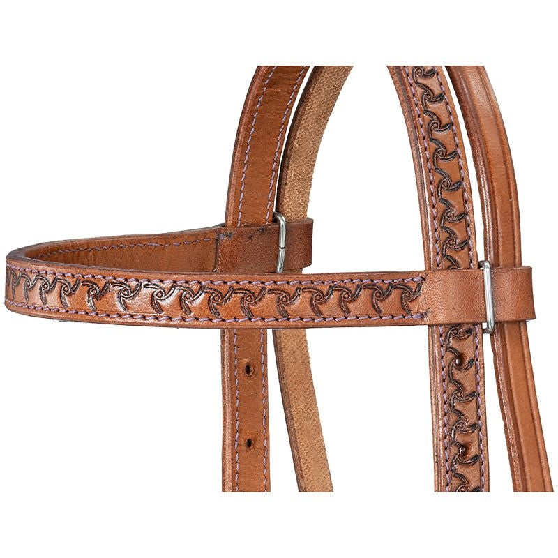 Silver Royal Mini Butterfly Browband Headstall