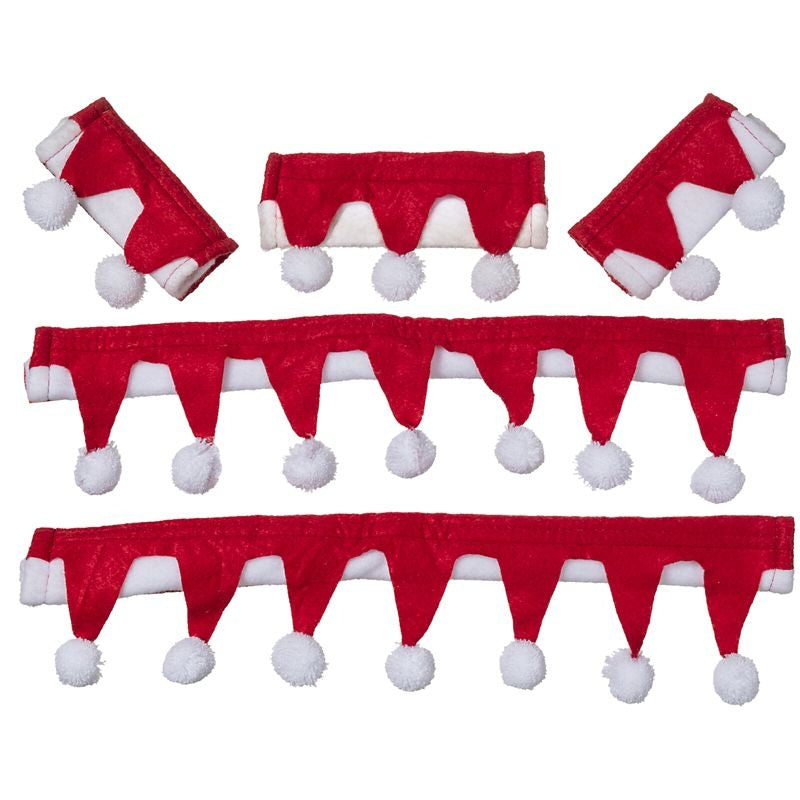 Tough1 Mini Santa Bridle & Rein Covers 5pc