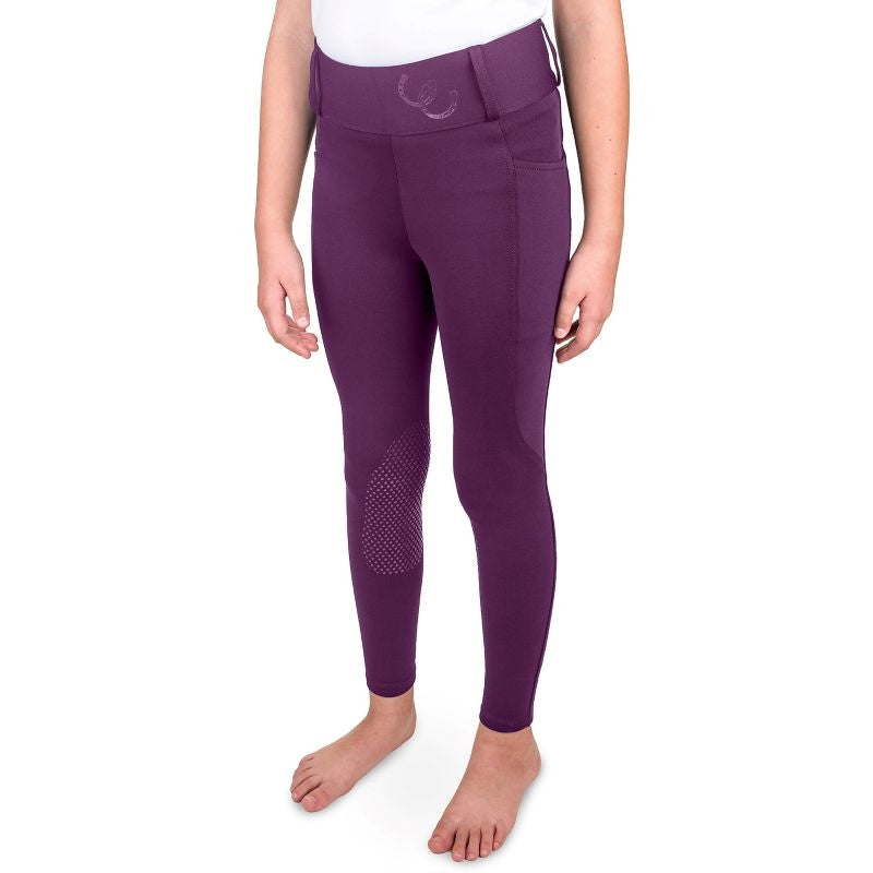 Equistar Kids Silicone Patch Tights