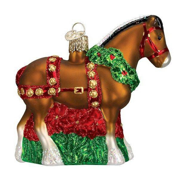 Clydesdale 3.5in Ornament