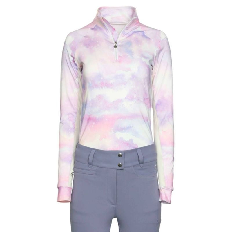 Dapplebay Ladies 1/4 Zip Top LS