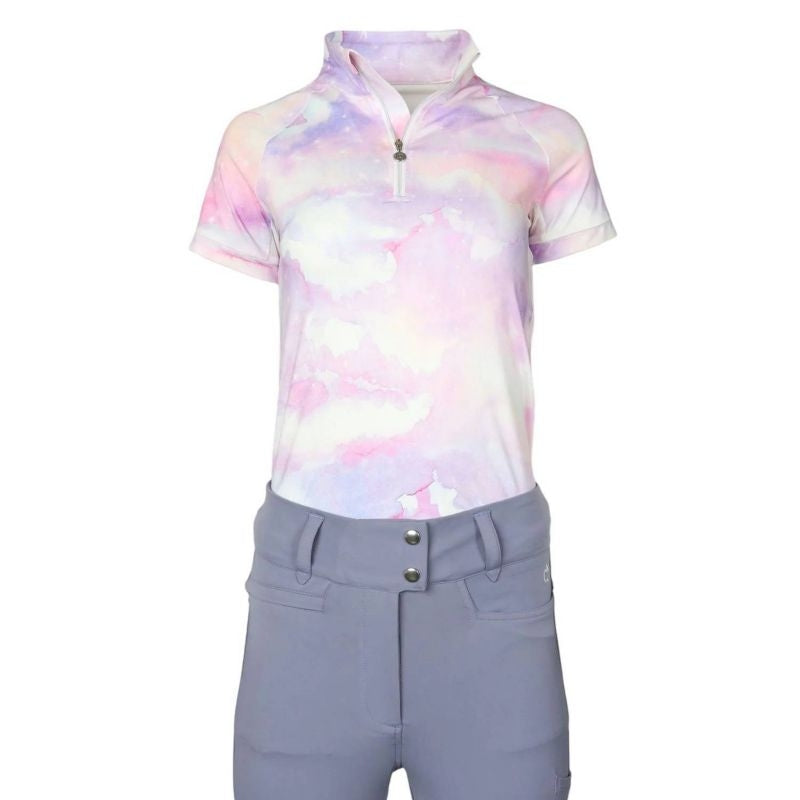 Dapplebay Ladies 1/4 Zip Top SS