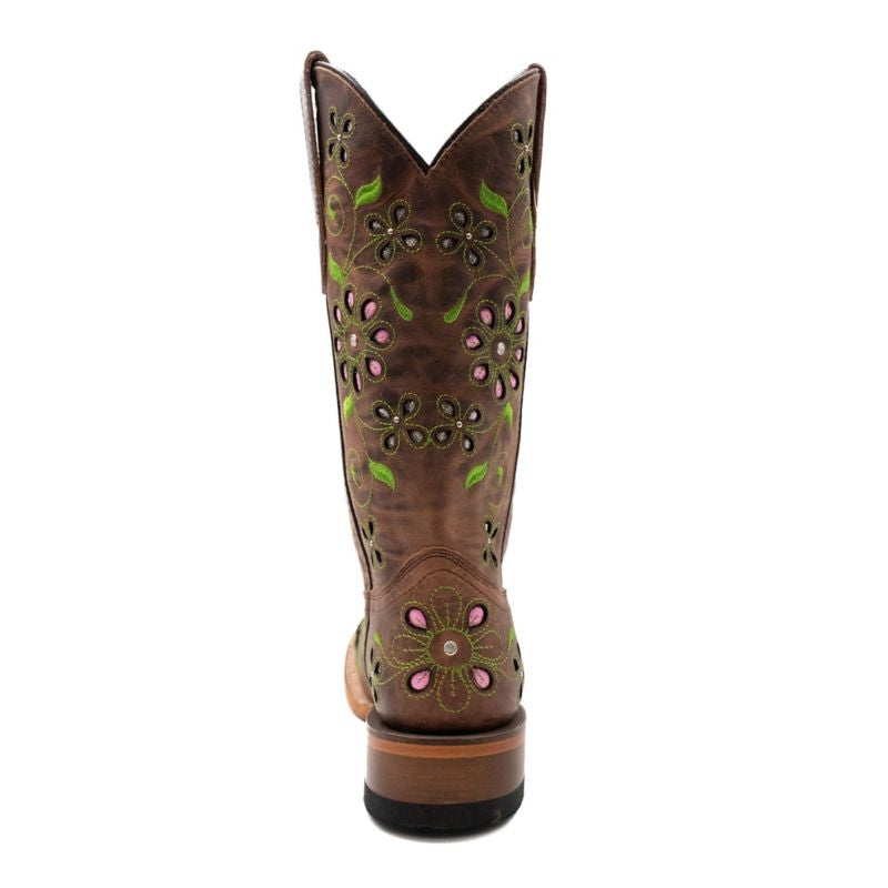 Ferrini Ladies Blossom Sq Toe Boots