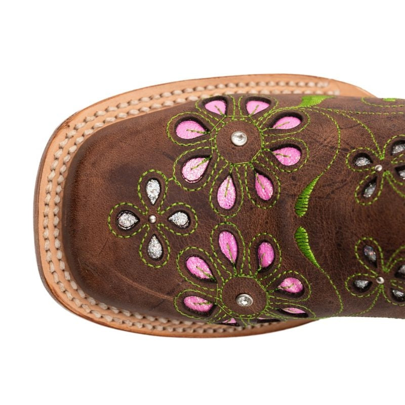 Ferrini Ladies Blossom Sq Toe Boots
