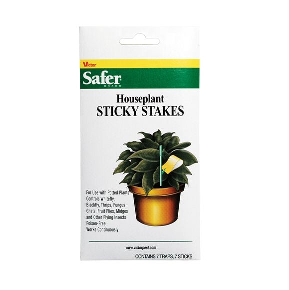 Safer Houseplant Sticky Stakes