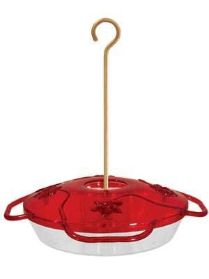 Droll Yankees 4 Flower Port Red Hummingbird Feeder