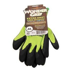 Wonder Grip Extra Grip Green Garden Gloves