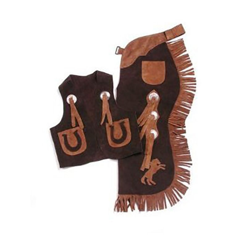 Tough1 Kids Chap/Vest Set Horseshoes