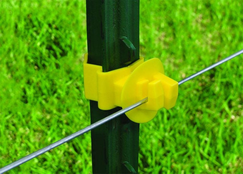 Patriot Wrap Around T-Post Claw Insulator Black