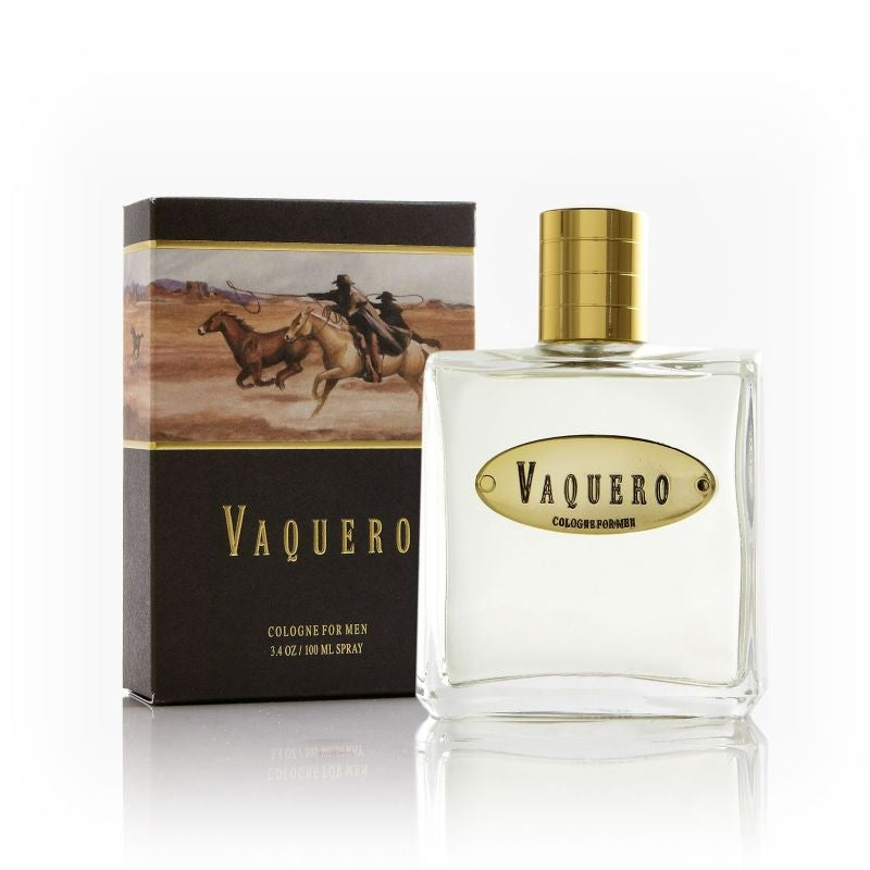 Vaquero Mens Cologne Spray 3.4oz Bk/Wh