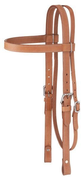 King Series Leather Draft Brwband Headstall
