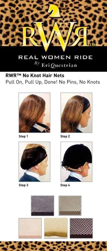 Real Women Ride No Knot Hair Net