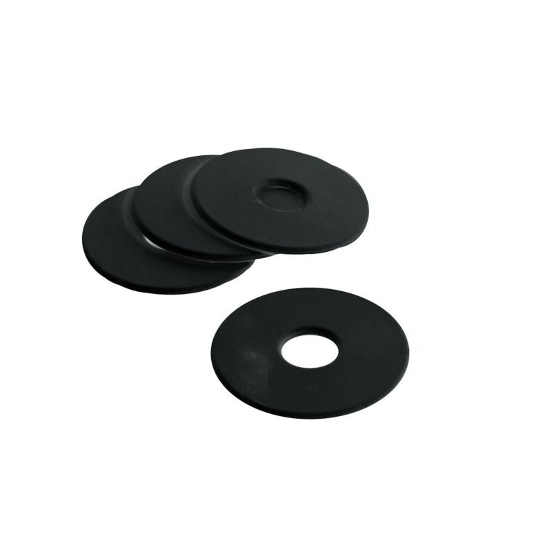 Finn Tack Bit Rings Rubber 2 Pack Black