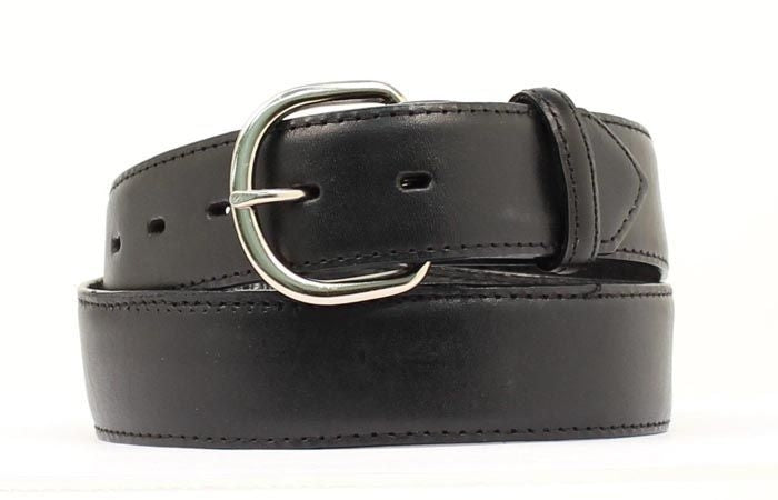Double S Leather Money Belt 28 Black
