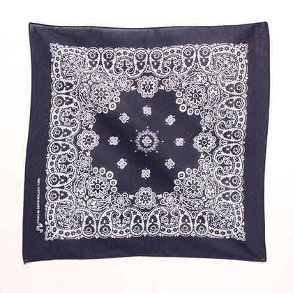 M And F Western Bandana 27 x 27 Black