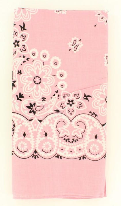 M And F Western Bandana 27 x 27 Black