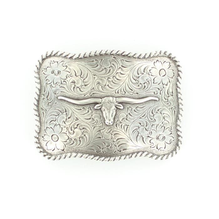 Nocona Antique Longhorn Buckle