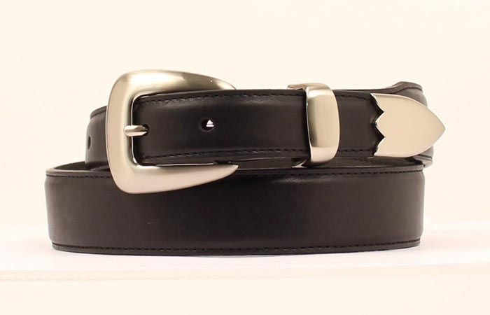 Nocona 3Pc Buckle Set Mens Belt 28 Black