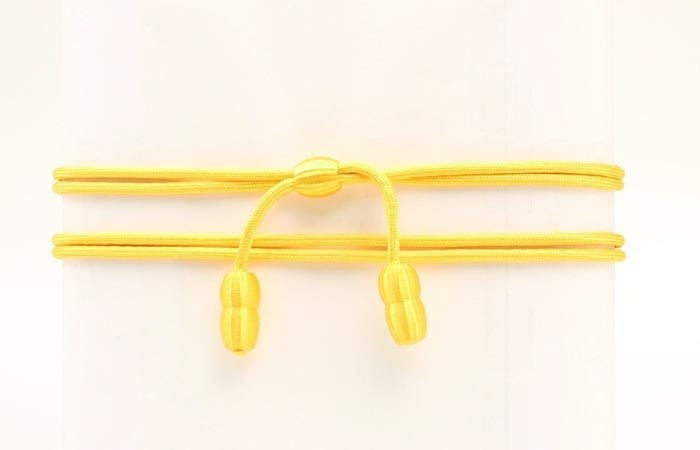 M And F Western Cavalry Hat Band Yellow