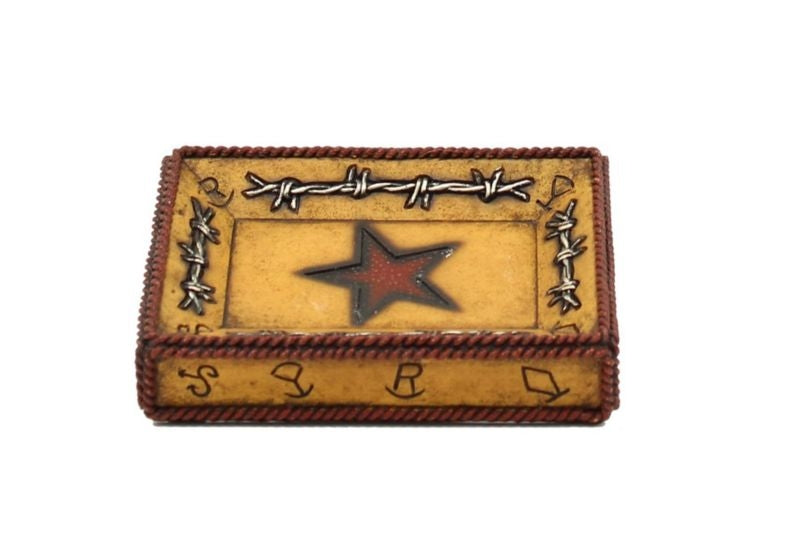 Western Moments Star Barbwire Soap Dish