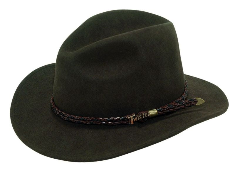 Twister Omaha Crushable Western Hat Large Brown