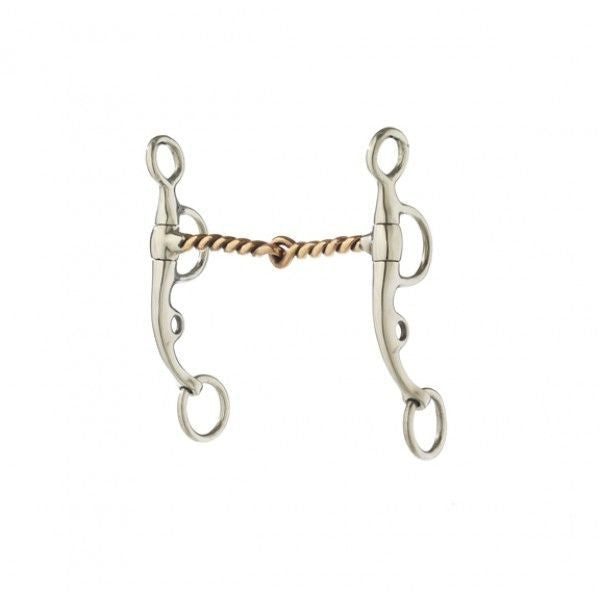 Turn-Two Equine Twisted Wire Argentine Bit 5 Brn