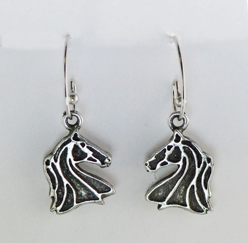Finishing Touch Wire Outline Hrs Head Earrings