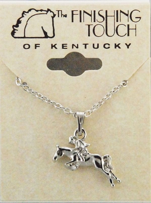 Finishing Touch Jumper Necklace Rhodium