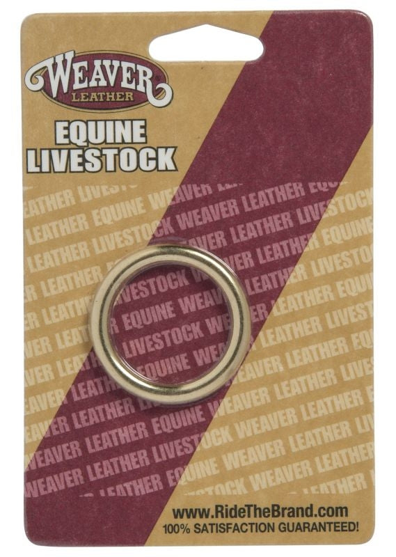 Weaver Leather Solid Brass O Ring 1.25