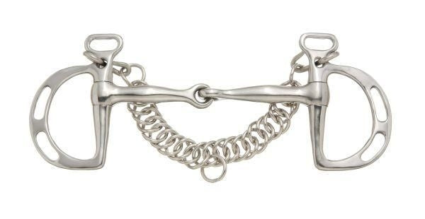 SS Lightweight Slotted Kimberwick Bit 5