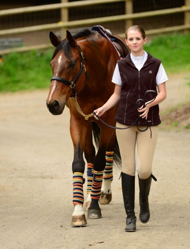 EOUS Daphne Fleece Vest Large Chocolate