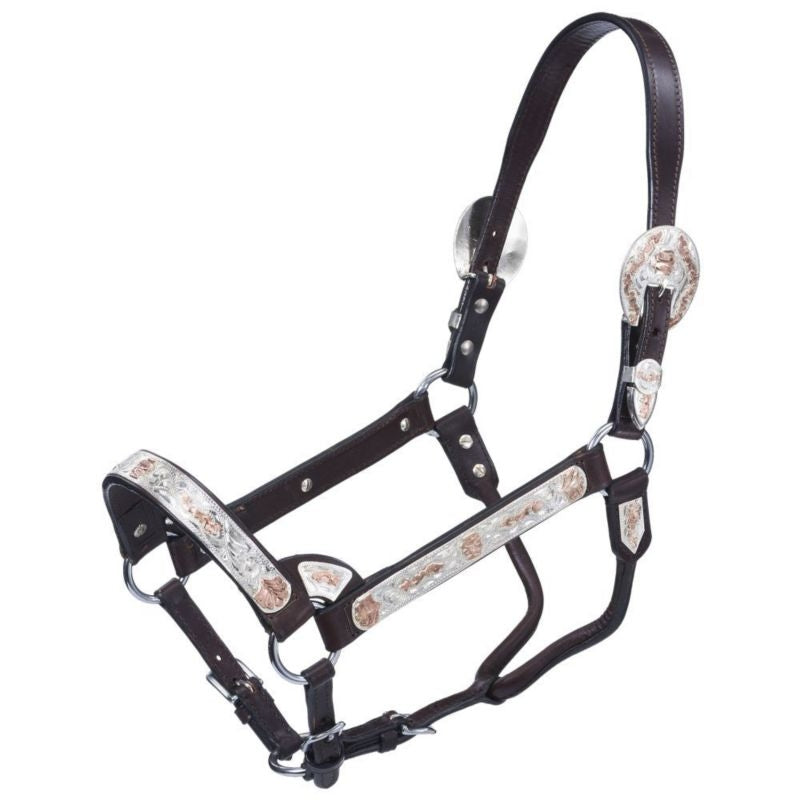 Tough1 Prem Bright Edge Silver with Copper Halter